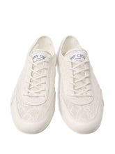 Jimmy Choo Sunny Leather Lace-Up Sneakers White
