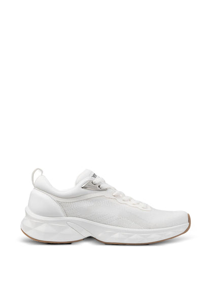 Jimmy Choo Diamond Run Leather Sneakers White