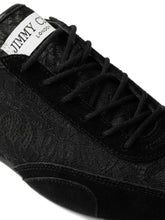 Jimmy Choo Sunny Lace-Up Leather Sneakers Black