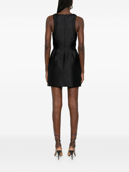 Elisabetta Franchi Sleeveless Mini Dress Black