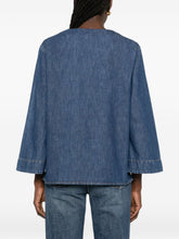 Valentino VLogo Denim Shirt Blue