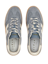 Hogan Clear Leather Sneakers Blue clear blue