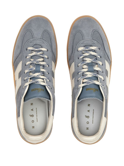 Hogan Clear Leather Sneakers Blue clear blue