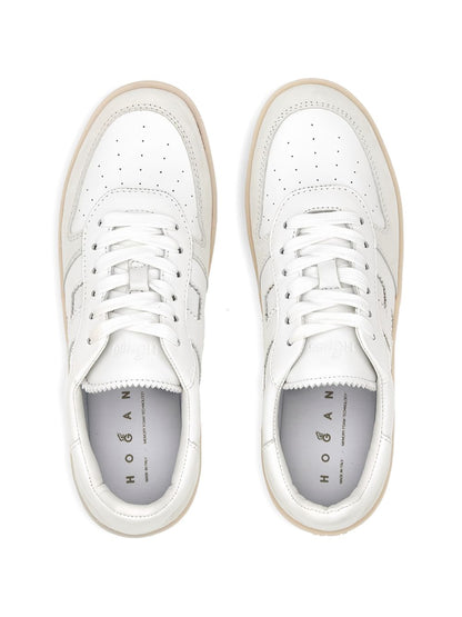 Hogan Cool Basket Leather Sneakers White