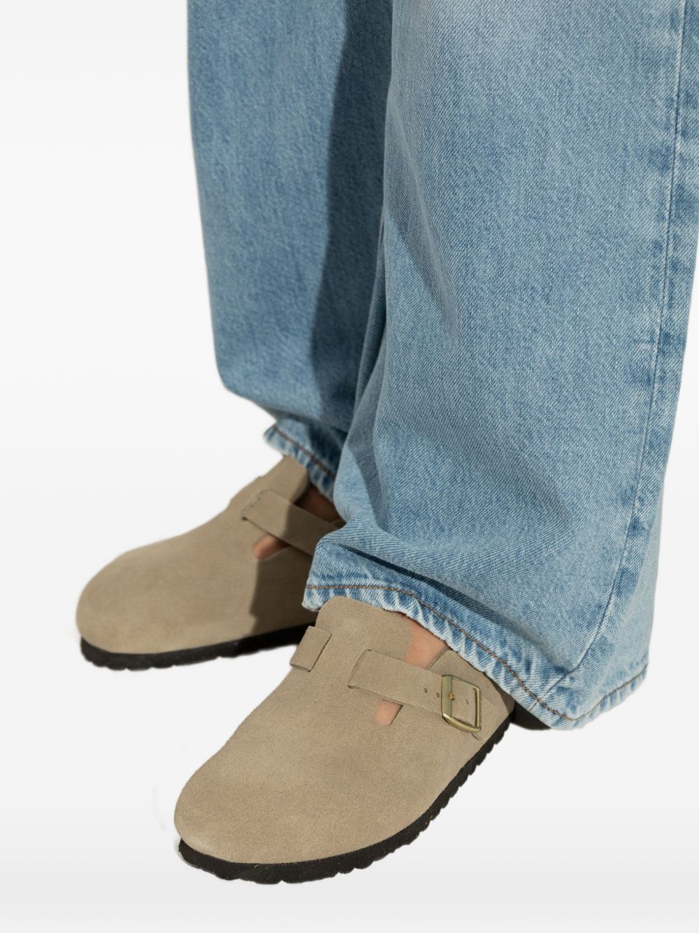 Birkenstock Boston suede clog GREY