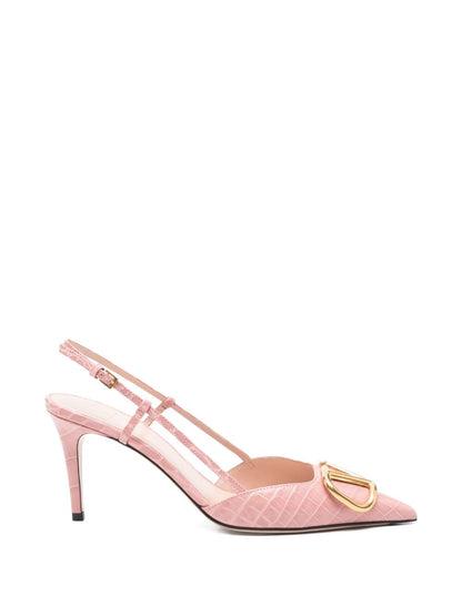 Valentino Garavani VLogo Slingback Pumps PINK