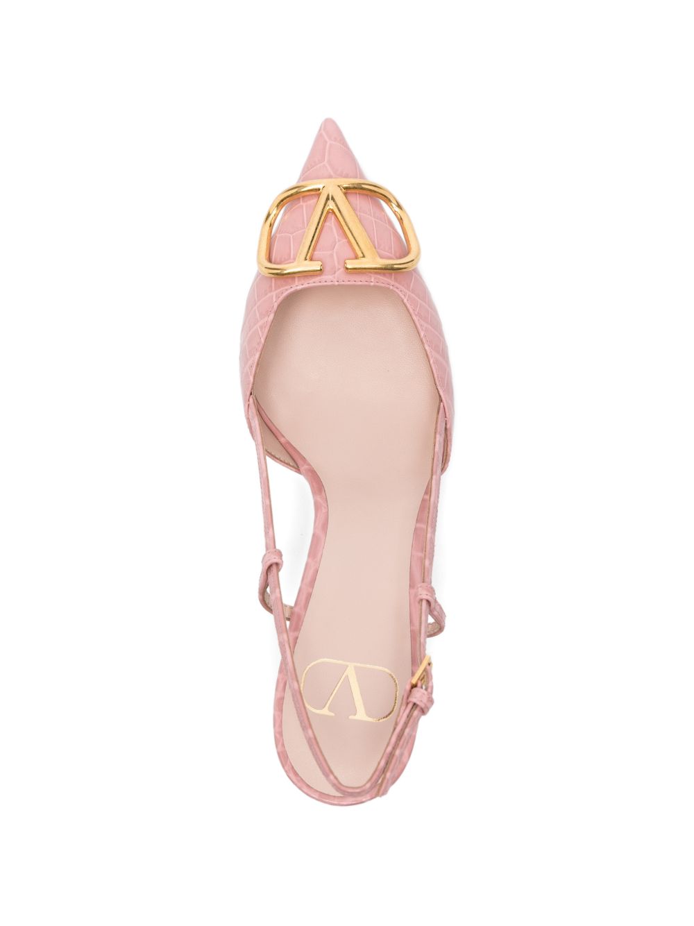Valentino Garavani VLogo Slingback Pumps PINK