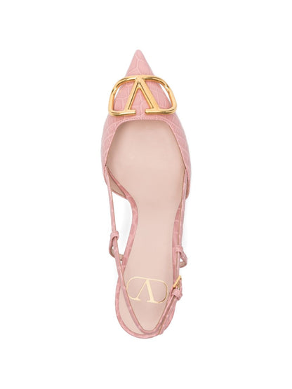 Valentino Garavani VLogo Slingback Pumps PINK