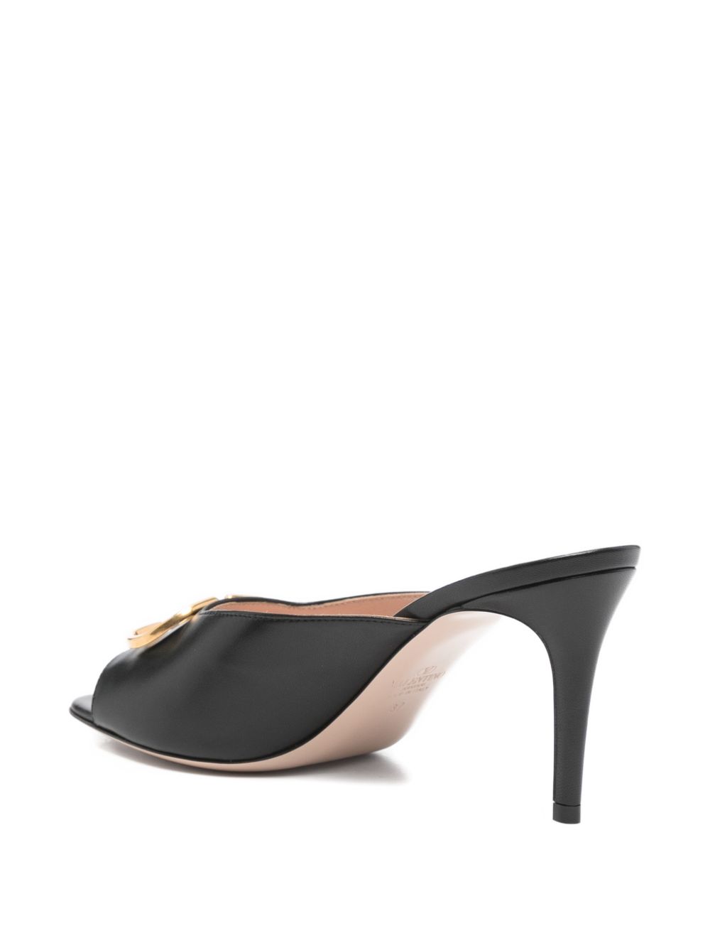 Valentino Garavani VLogo Signature leather mules BLACK