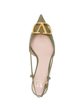 Valentino Garavani VLogo Signature slingback pumps GREEN