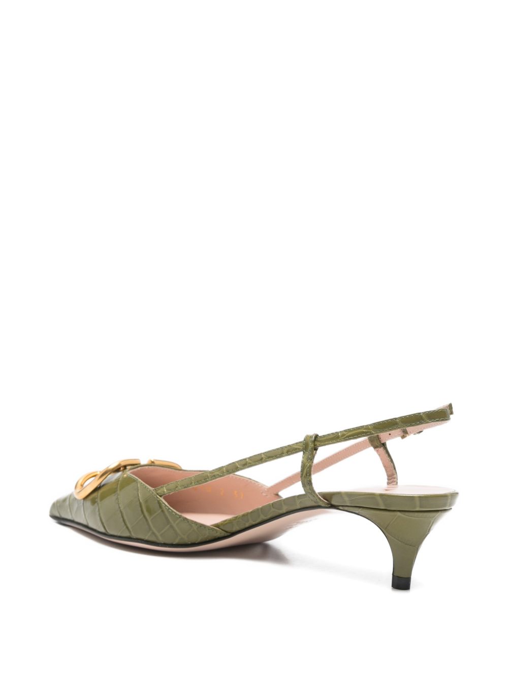 Valentino Garavani VLogo Signature slingback pumps GREEN