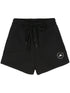 Adidas By Stella McCartney Logo cotton shorts BLACK