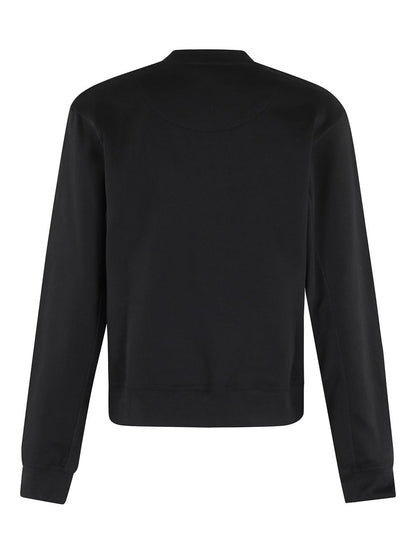 Adidas By Stella McCartney Logo cotton sweatshirt BLACK