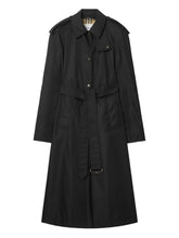 Burberry Nylon Trench Coat Black