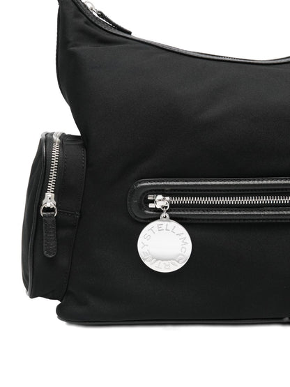 Stella McCartney Dartmoor nylon shoulder bag BLACK
