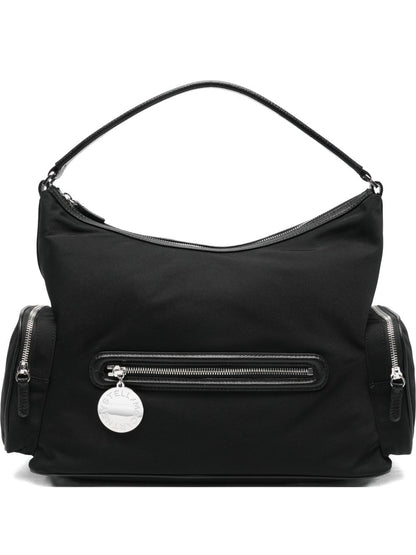 Stella McCartney Dartmoor nylon shoulder bag BLACK