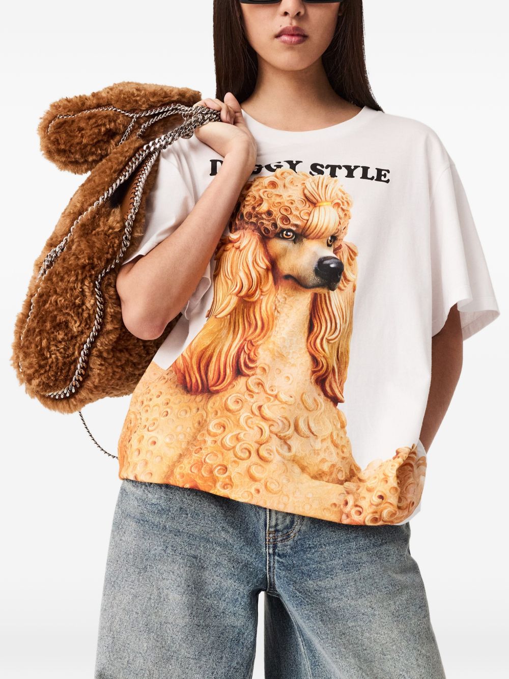 Stella McCartney Jeff Koons Cotton T-shirt White