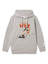 Stella McCartney Graphic Print Cotton Hoodie Light Grey