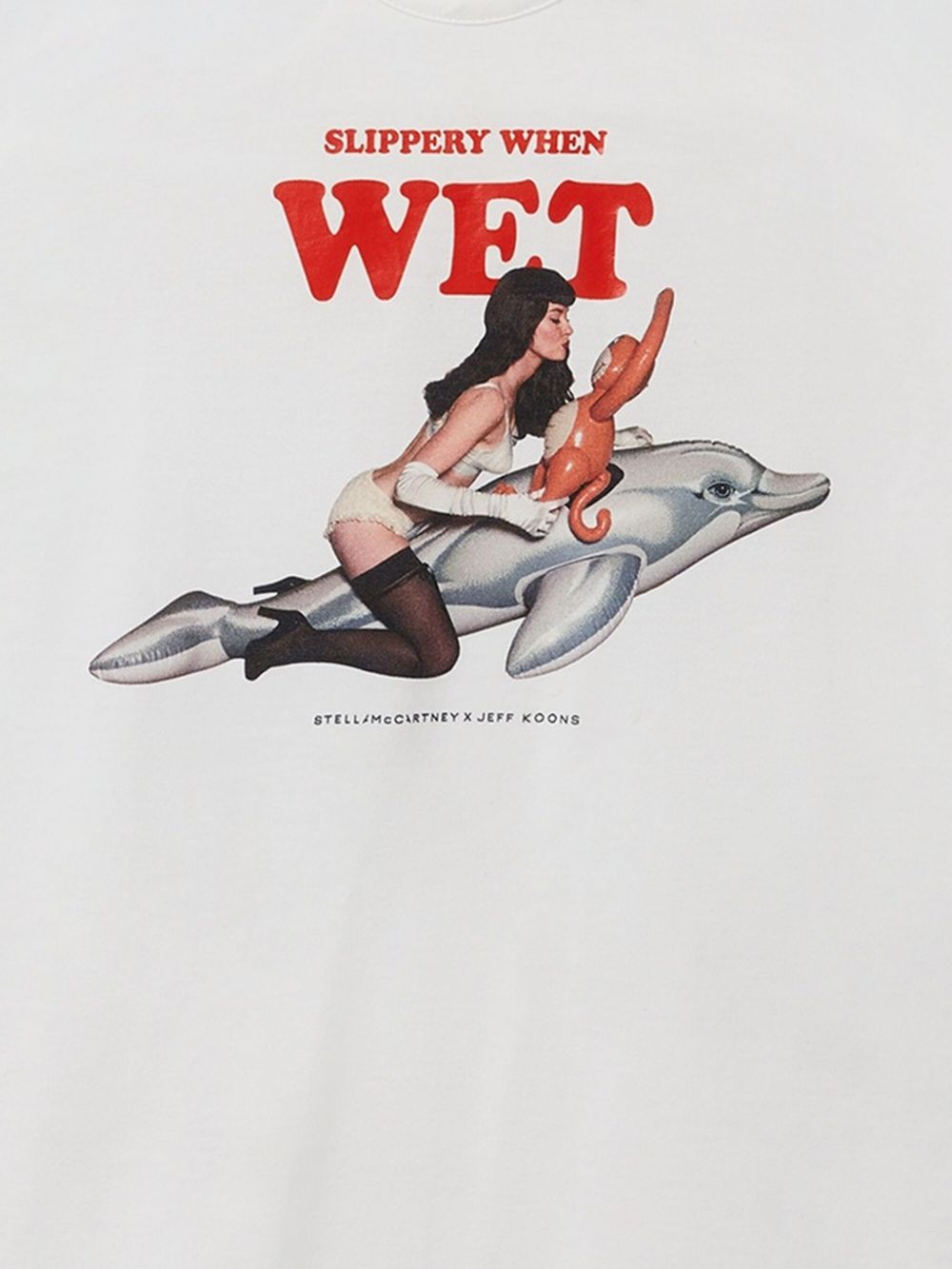 Stella McCartney Graphic Cotton Tank Top White