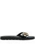 Tory Burch Mellow Buckle Slides Black black
