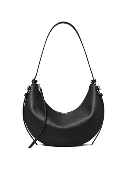 Tory Burch Romy Half Moon Shoulder Bag Black