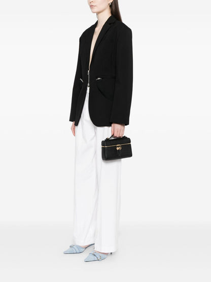 Tory Burch Leather Shoulder Handbag Black