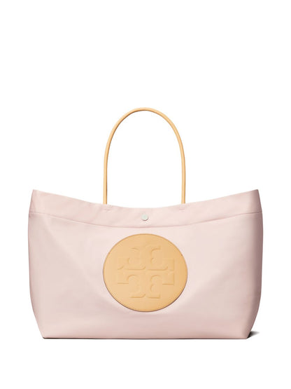 Tory Burch Ella Twist Nylon Tote Pink