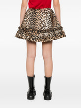 Ganni Nylon Mini Skirt Brown brown