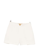 Valentino VLogo Signature Tailored Shorts Ivory Ivory