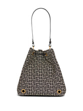 Balmain Sync Monogram Backpack Ivory