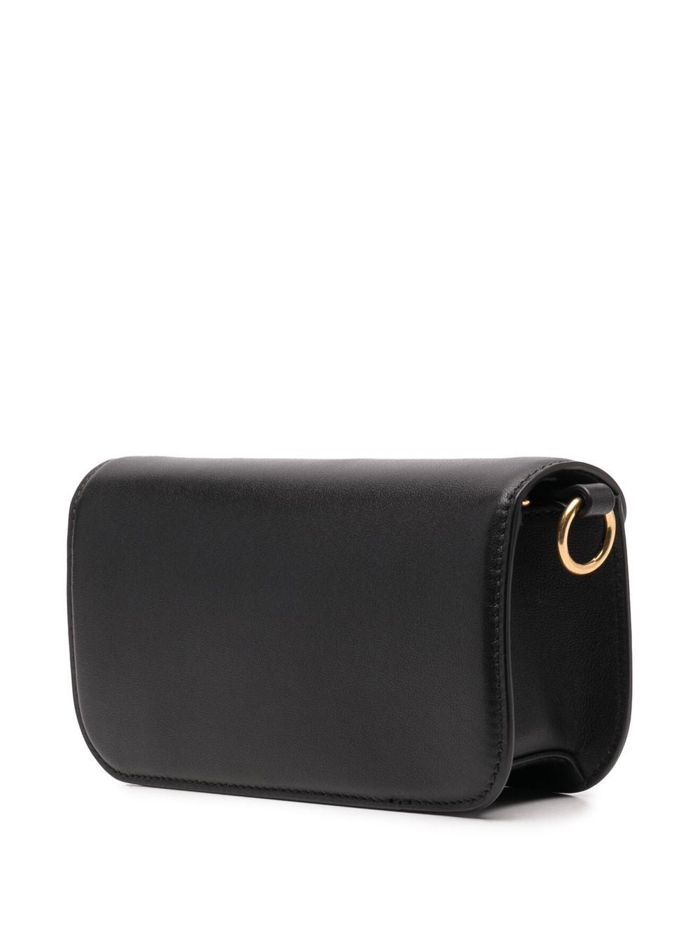 Valentino Garavani Locò Small Leather Shoulder Bag Black