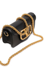 Valentino Garavani Locò Small Leather Shoulder Bag Black