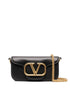 Valentino Garavani Locò Small Leather Shoulder Bag Black