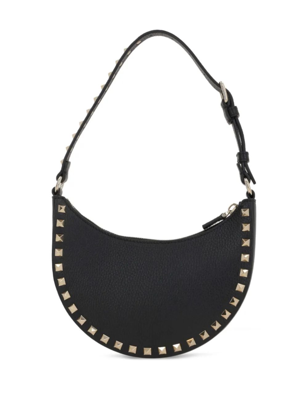 Valentino Garavani Rockstud hobo mini bag BLACK