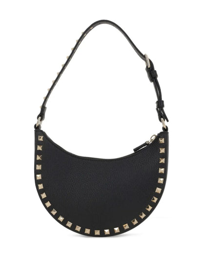 Valentino Garavani Rockstud hobo mini bag BLACK
