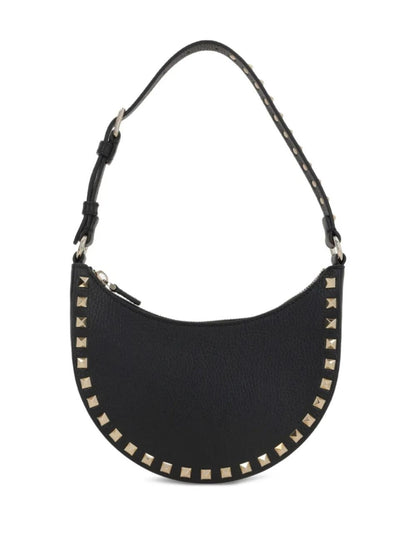 Valentino Garavani Rockstud hobo mini bag BLACK