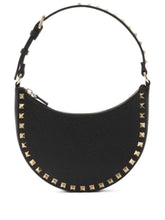 Valentino Garavani Rockstud hobo mini bag BLACK