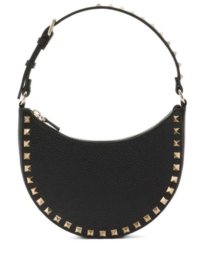 Valentino Garavani Rockstud hobo mini bag BLACK
