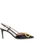 Valentino Garavani Vlogo Signature Slingback Décolleté In 80mm BLACK