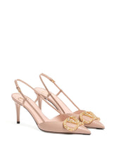 Valentino Garavani Vlogo Signature Slingback Décolleté In 80mm BEIGE