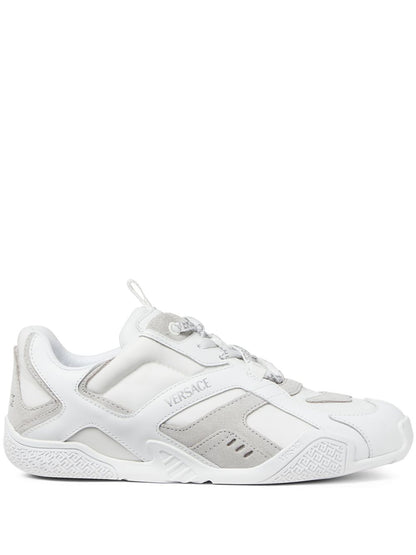Versace Galaxia Leather Sneakers White