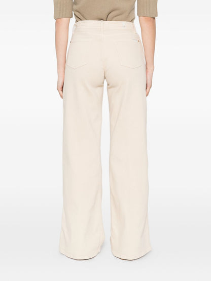 Seven Wide-Leg Denim Jeans Beige