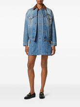 Versace Denim Cotton Jacket Blue