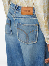 Versace Slim-Fit Cotton Denim Jeans Blue
