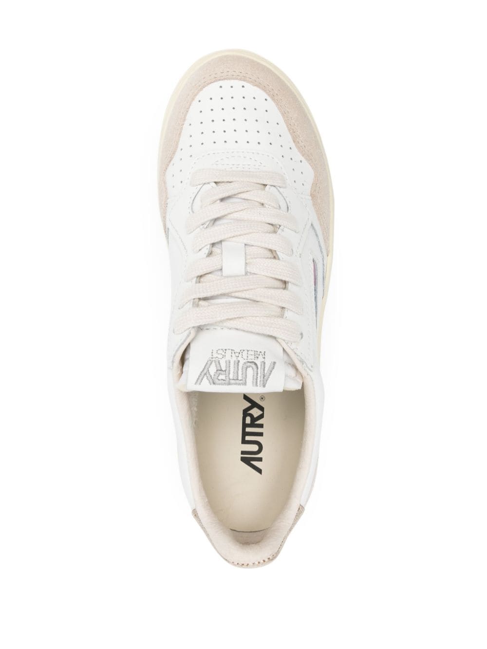 Autry Medalist Low Leather Sneakers GOLD