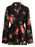 Dolce & Gabbana Roses Silk Floral Shirt Black