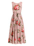 Dolce & Gabbana Rose Bouquet Print Long Dress Pink