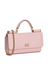 Dolce & Gabbana Mini Leather Top Handle Bag Pink