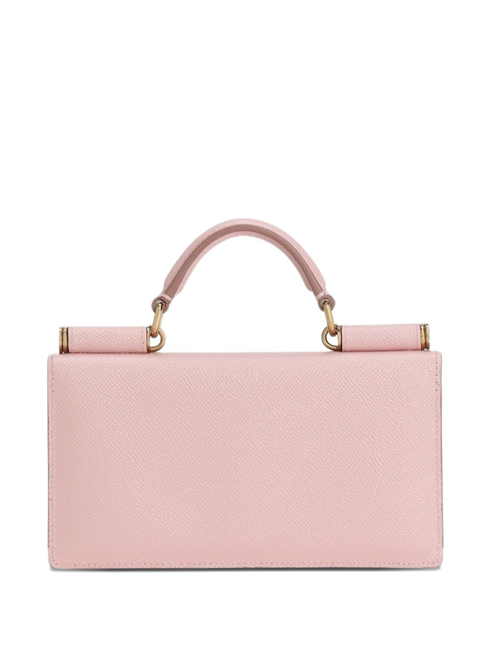 Dolce &amp; Gabbana Mini Leather Top Handle Bag Pink