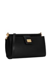 Dolce & Gabbana Leather Phone Clutch Bag Black